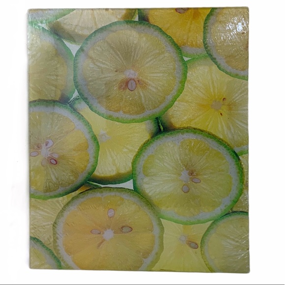 Lemon Lime Photo Glass Cutting Board 12” X 15” - Picture 2 of 6